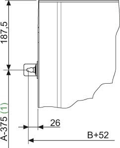 Component for arrangement / baying system (switchgear cabinet)  