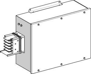 Feed unit for busbar trunk 630 A End Single KSA630ABD4