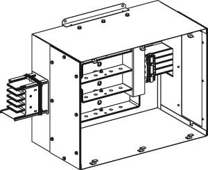 Feed unit for busbar trunk 630 A Centre Single KSA630ABT4