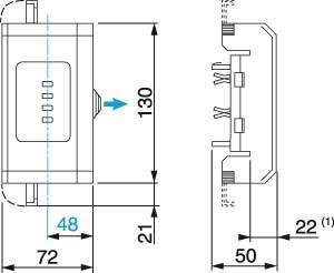 Tap off unit for busbar trunk 4 5 16 A KNB16CF2