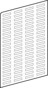 Text plate for control circuit devices Without imprint ZBY4100