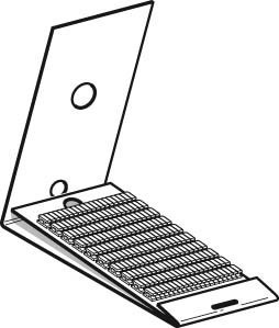 Cable coding system Card shape Plastic AR1MB01