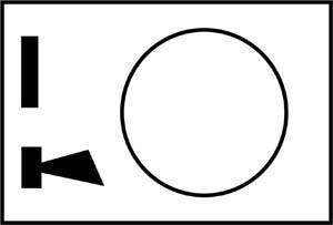 Text plate for control circuit devices Without imprint ZB2BY4935