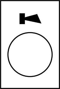 Text plate for control circuit devices Without imprint ZB2BY4982