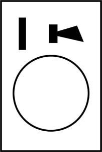 Text plate for control circuit devices Without imprint ZB2BY4985