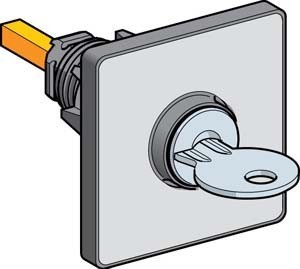 Front element for selector switch Key KDC1S