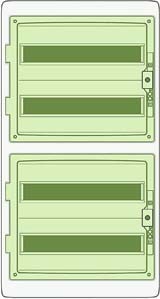 Small distribution board Surface mounting 4 18 13437