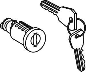 Lock system for switchgear cabinet systems Key 13948