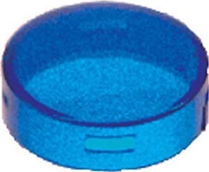 Hood/lens for circuit control devices 22 mm Blue Round ZBV016