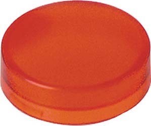 Legend plate for control circuit devices Round Flat Red ZBW914