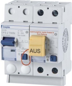 Residual current circuit breaker (RCCB)  09114009