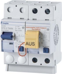 Residual current circuit breaker (RCCB)  09114010