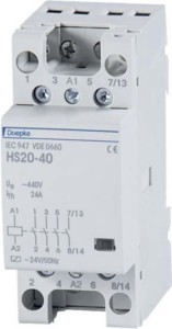 Installation contactor for distribution board  09980425