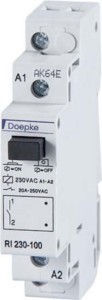 Installation relay Partially electronic DIN rail 1 09981004