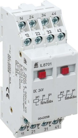 Installation relay Mechanical DIN rail 2 0057054