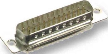 D-Sub connector Plug 25 Male 28661.1