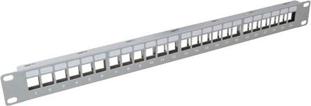 Front panel/patch panel empty (switchgear cabinet) RJ 1 37578.1