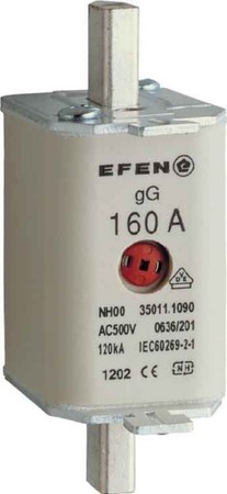 Low Voltage HRC fuse NH00 50 A 500 V 350110110