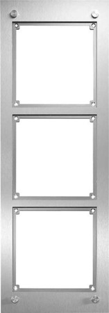 Mounting frame for door station 3 Stainless steel 4013181