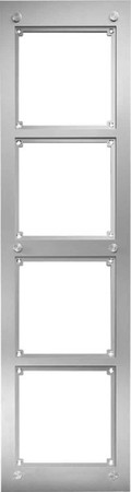 Mounting frame for door station 4 Stainless steel 4014181