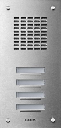 Doorbell panel 4 Stainless steel Stainless steel 5104180