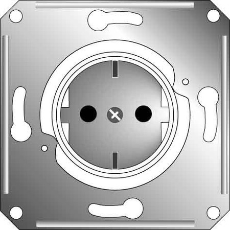 Socket outlet Protective contact 1 235010