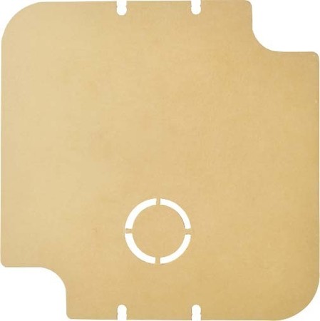 Base plate for flush mounted installation 1-fold Plastic 274114