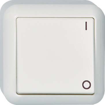 Switch 2-pole switch Rocker/button 381202