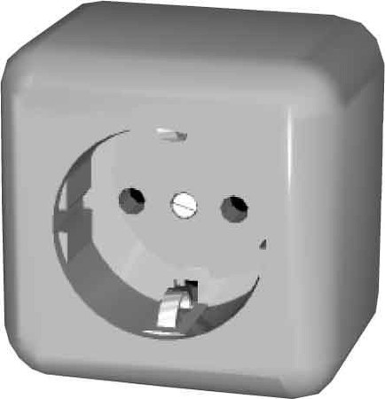 Socket outlet Protective contact 1 395004