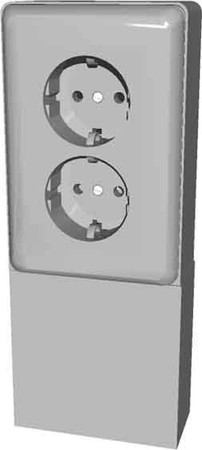 Socket outlet Protective contact 1 515504