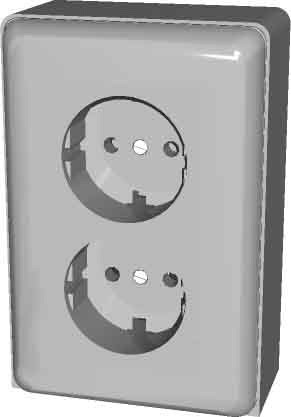 Socket outlet Protective contact 2 515524