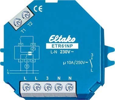 Installation relay Completely electronic 61100630