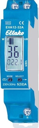 Kilowatt-hour meter Electronic 32 A 28032411