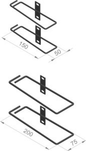 Cable guide for enclosures/cabinets  56551