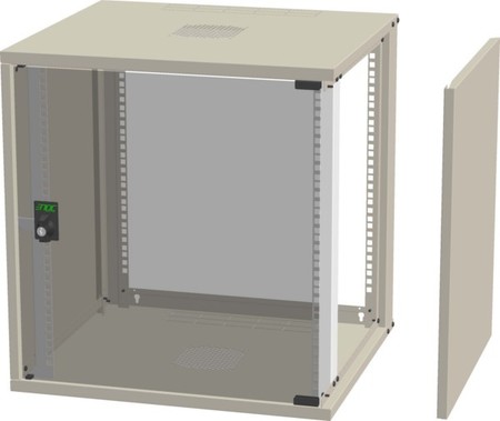 Network cabinet Front and rear With permanent frame 57446
