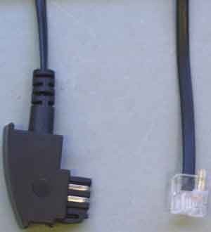 Telecommunications patch cord  T 87/3