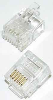 Modular connector Plug RJ12 6(6) T 56