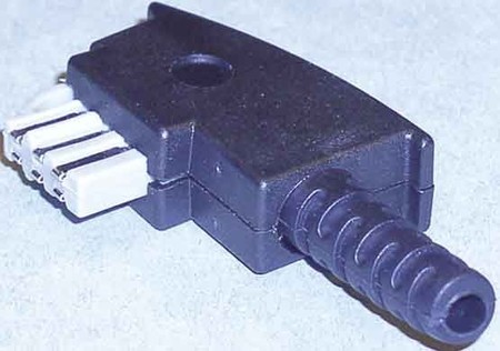 Telephone/modem connector  T 60