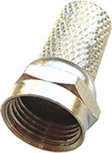 Coax connector Plug F F 104