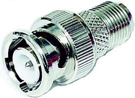 Coax coupler Straight Plug/bus F 74