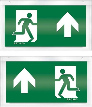 Pictogram for emergency luminaire Acrylic plate EN10032516