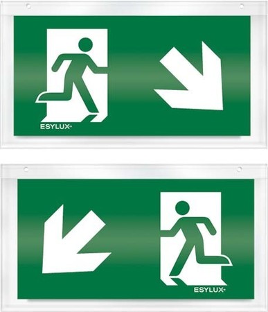 Pictogram for emergency luminaire Acrylic plate EN10032530