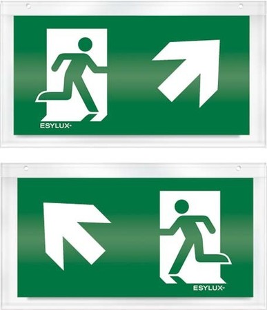 Pictogram for emergency luminaire Acrylic plate EN10032561