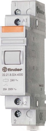 Installation relay Mechanical DIN rail 1 222180124000