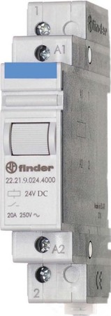 Installation relay Mechanical DIN rail 1 222190124000