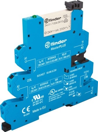 Switching relay Plug-in connection 24 V 396100240060