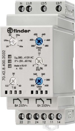 Phase monitoring relay Screw connection 380 V 704284002032