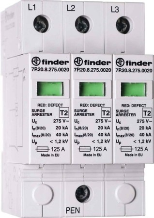 Surge protection device for power supply systems 3 7P2382751020