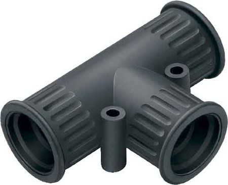 Coupler for corrugated plastic hoses Plastic TPE 5020067205