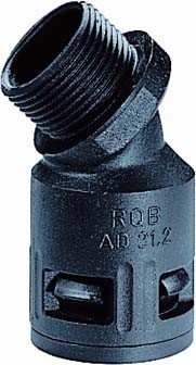 Screw connection for corrugated plastic hose 34.5 mm 5101034232